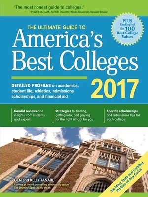cover image of The Ultimate Guide to America's Best Colleges 2017